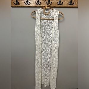 Boohoo lace pattern kimono